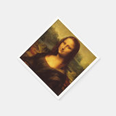 レオナルドダヴィンチモナリザファインアート絵画ズ スタンダードカクテルナプキン (角)