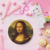 レオナルドダヴィンチモナリザファインアート絵画ズ ペーパープレート (パーティー)