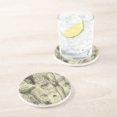 レオナルドダヴィンチヴィンテージヒト解剖学的喉頭脚 コースター (側面)