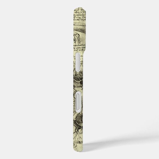 レオナルドダヴィンチヴィンテージヒト解剖学的喉頭脚 Case-Mate iPhoneケース (裏面 / 右)