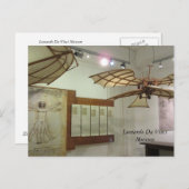 レオナルドダヴィンチ美術館 ポストカード (正面/裏面)