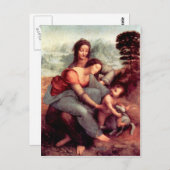 レオナルドダヴィンチ – アンナ・セルブライト2 ポストカード (正面/裏面)