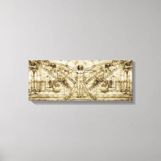 レオナルドダヴィンチ キャンバスプリント (正面)