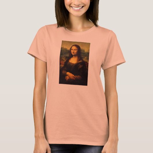レオナルドダヴィンチ – モナリザ Tシャツ (正面)