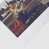 レオナルドダヴィンチ 受胎告知（1472年頃） 薄葉紙 (詳細)