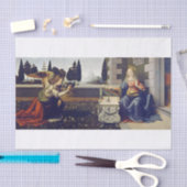 レオナルドダヴィンチ 受胎告知（1472年頃） 薄葉紙 (クラフト)