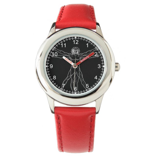 レオナルドダ+ヴィンチヴィトルヴィアン+マン腕時計 腕時計 (正面)