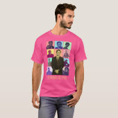 レオナルドディカプリオ – 象徴的な役割コラージュ Tシャツ (正面フル)