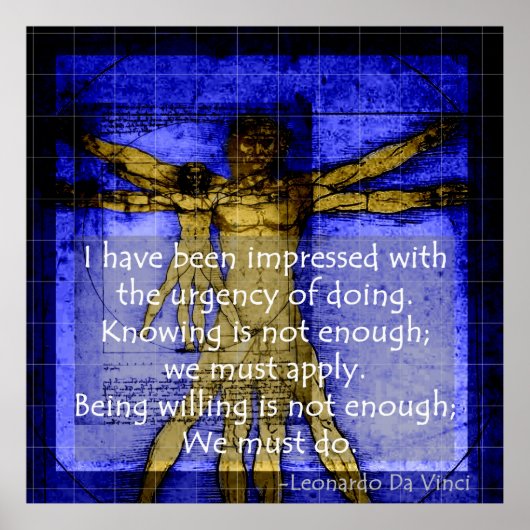 レオナルドビトルヴィアン・マンブルーのポスター ポスター (正面)