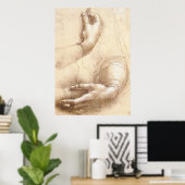 レオナルドレオナルドダ・ヴィンチHANDS勉強・オブ・ハンズ ポスター (ホームオフィス)