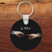 レオナルド・ダヴィンチを連想させるX線TOUCH キーホルダー (正面)