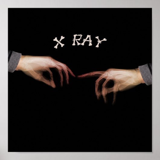 レオナルド・ダヴィンチを連想させるX線TOUCH ポスター (正面)