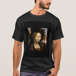 レオナルド・ダ絵を描・ヴィンチの『Ginevra De' Benci』(147年) Tシャツ
