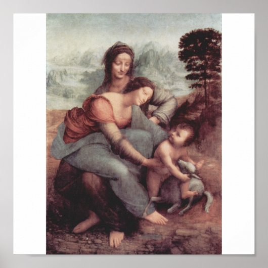 レオナルド・ダ絵画・ヴィンチ1510年頃 ポスター (正面)