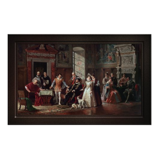 レオナルド・ダ・キュトロとルイロペ遊ス・チェス フォトプリント            (正面)