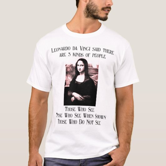 レオナルド・ダ・ヴィンチが… Tシャツ (正面)