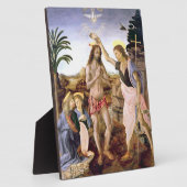 レオナルド・ダ・ヴィンチによるイエス・キリストのバプテスマ フォトプラーク (側面)