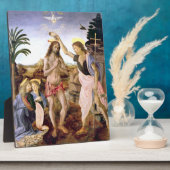 レオナルド・ダ・ヴィンチによるイエス・キリストのバプテスマ フォトプラーク (側面)