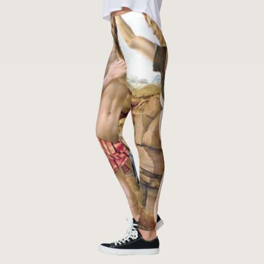 レオナルド・ダ・ヴィンチによるイエス・キリストのバプテスマ レギンス (左)