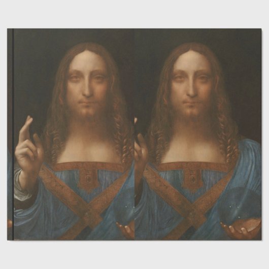 レオナルド・ダ・ヴィンチによるイエス・キリスト,ルネッサンスの痛み ラッピングペーパー (シーム)