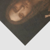 レオナルド・ダ・ヴィンチによるイエス・キリスト，ルネッサンスの痛み 薄葉紙 (詳細)