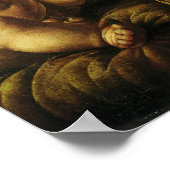 レオナルド・ダ・ヴィンチによるカーネーションのマドンナ ポスター (角)