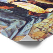 レオナルド・ダ・ヴィンチによるキリストのバプテスマ ポスター (角)