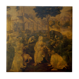 レオナルド・ダ・ヴィンチによるマギ崇拝 タイル