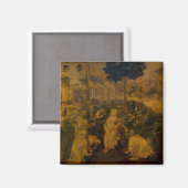 レオナルド・ダ・ヴィンチによるマギ崇拝 マグネット (正面/裏面)