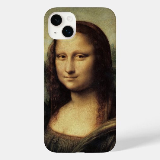 レオナルド・ダ・ヴィンチによるモナ・リザ(ラ・ジョコンダ) Case-Mate iPhoneケース (裏面)