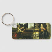 レオナルド・ダ・ヴィンチによる主の受胎告知 キーホルダー (裏面)