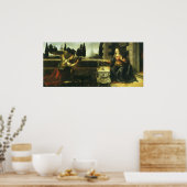 レオナルド・ダ・ヴィンチによる主の受胎告知 ポスター (キッチン)