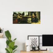 レオナルド・ダ・ヴィンチによる主の受胎告知 ポスター (ホームオフィス)