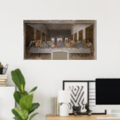 レオナルド・ダ・ヴィンチによる最後の晩餐ウルティマ・セナ ポスター (ホームオフィス)