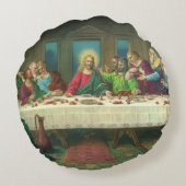 レオナルド・ダ・ヴィンチによる最後の晩餐 ラウンドクッション (裏面)