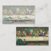 レオナルド・ダ・ヴィンチによる最後の晩餐 名刺 (正面/裏面)