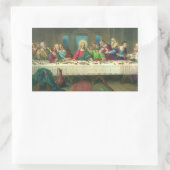 レオナルド・ダ・ヴィンチによる最後の晩餐 長方形シール (バッグ)