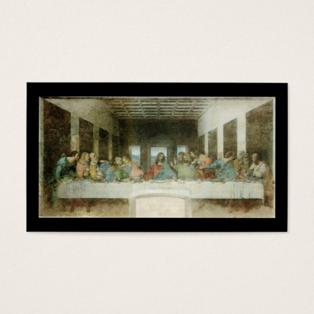 レオナルド・ダ・ヴィンチによる最後の晩餐。1495-1498 (正面)