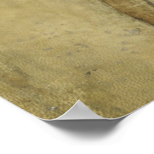 レオナルド・ダ・ヴィンチによる青年フィアンセのポートレート ポスター (角)