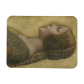 レオナルド・ダ・ヴィンチによる青年フィアンセのポートレート マグネット (横)