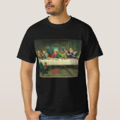 レオナルド・ダ・ヴィンチによる「最後の晩餐」 Tシャツ (正面)