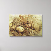 レオナルド・ダ・ヴィンチのアンギアーリの戦い キャンバスプリント (正面)