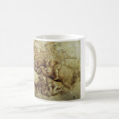 レオナルド・ダ・ヴィンチのアンギアーリの戦い コーヒーマグカップ (正面右)