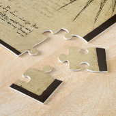 レオナルド・ダ・ヴィンチのウィング飛んでいる・オン・マシン・スケッチ ジグソーパズル (側面)