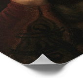 レオナルド・ダ・ヴィンチのエルミンの女性 ポスター (角)