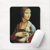 レオナルド・ダ・ヴィンチのエルミンの女性 マウスパッド (マウス)