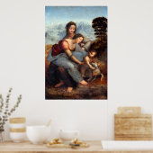 レオナルド・ダ・ヴィンチのエルミンの女神(1490年頃) ポスター (キッチン)