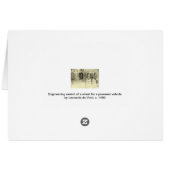 レオナルド・ダ・ヴィンチのエンジニアリング・スケッチ・オブ・ザ・ホイール (裏面横)