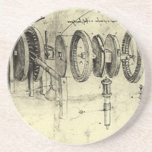 レオナルド・ダ・ヴィンチのエンジニアリング・スケッチ・オブ・ザ・ホイール コースター (正面)