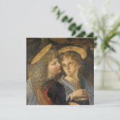 レオナルド・ダ・ヴィンチのキリスト・天使のバプテスマ カード (スタンド正面)